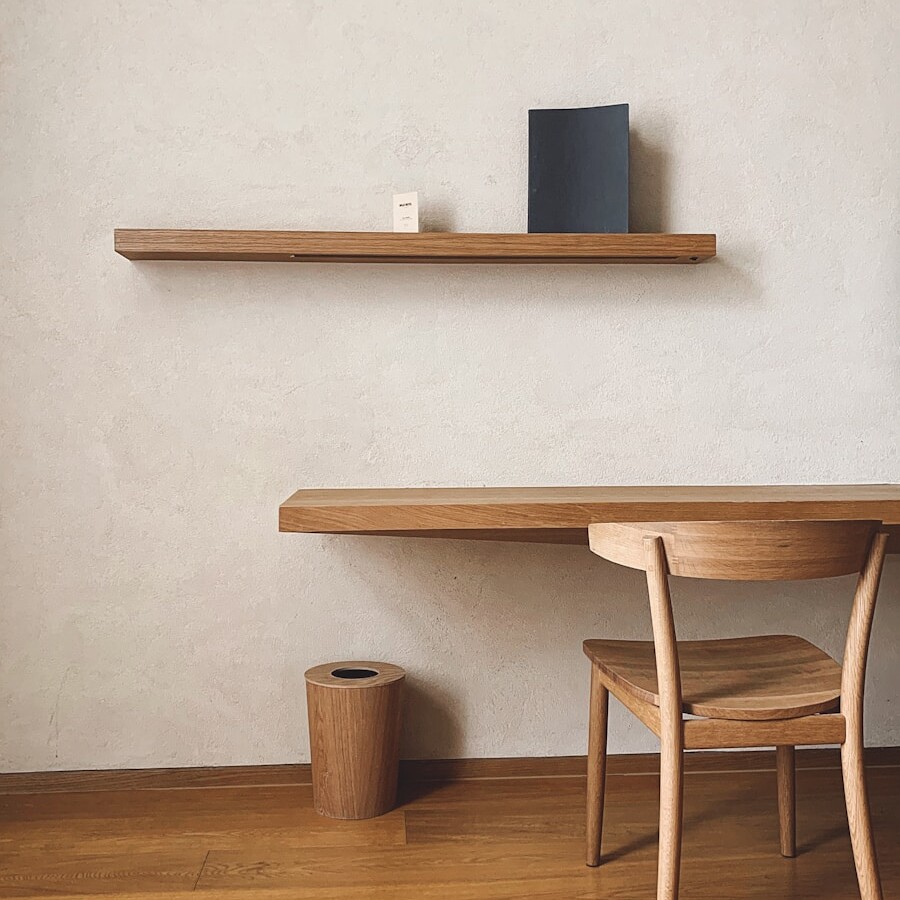 brown wooden table with chairs